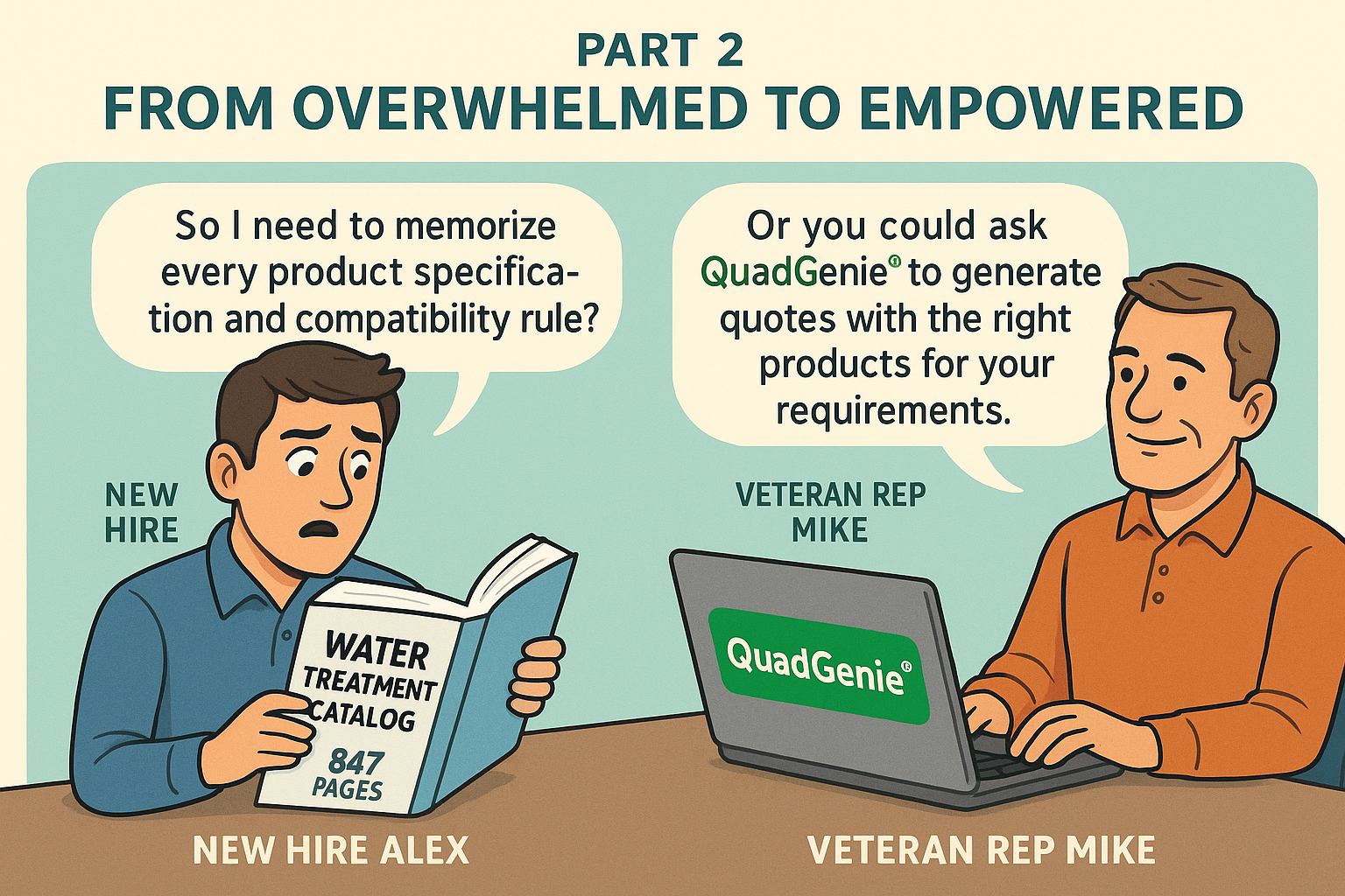 New Hire Empowered by QuadGenie